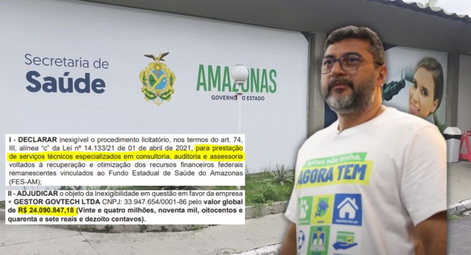 Wilson Lima gasta R$ 24 milhões