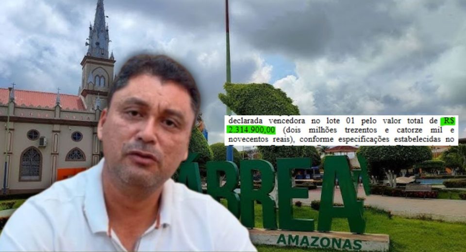 Prefeito de Lábrea entrega contrato de material didático a empresa de alimentos por R$ 2 milhões