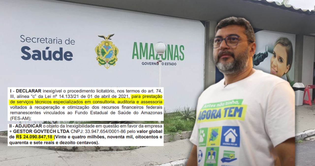 Wilson Lima gasta R$ 24 milhões