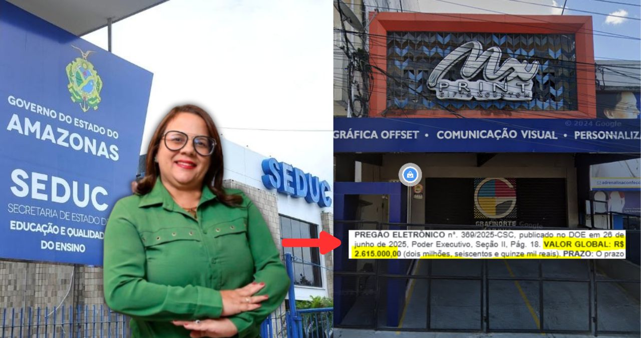 Seduc-AM gasta R$ 2,6 milhões em gráfica