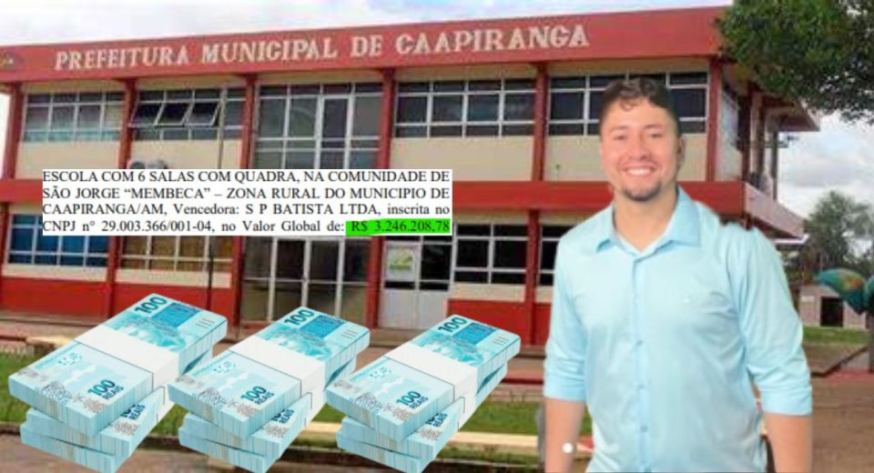 Matulinho Braz gasta R$ 3,2 milhões em escola de 6 salas